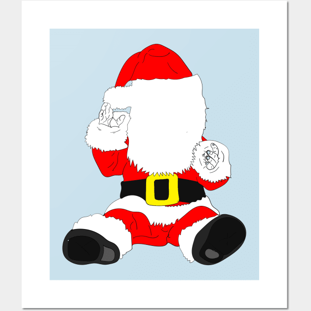 SANTA BABY Wall Art by Play And Create